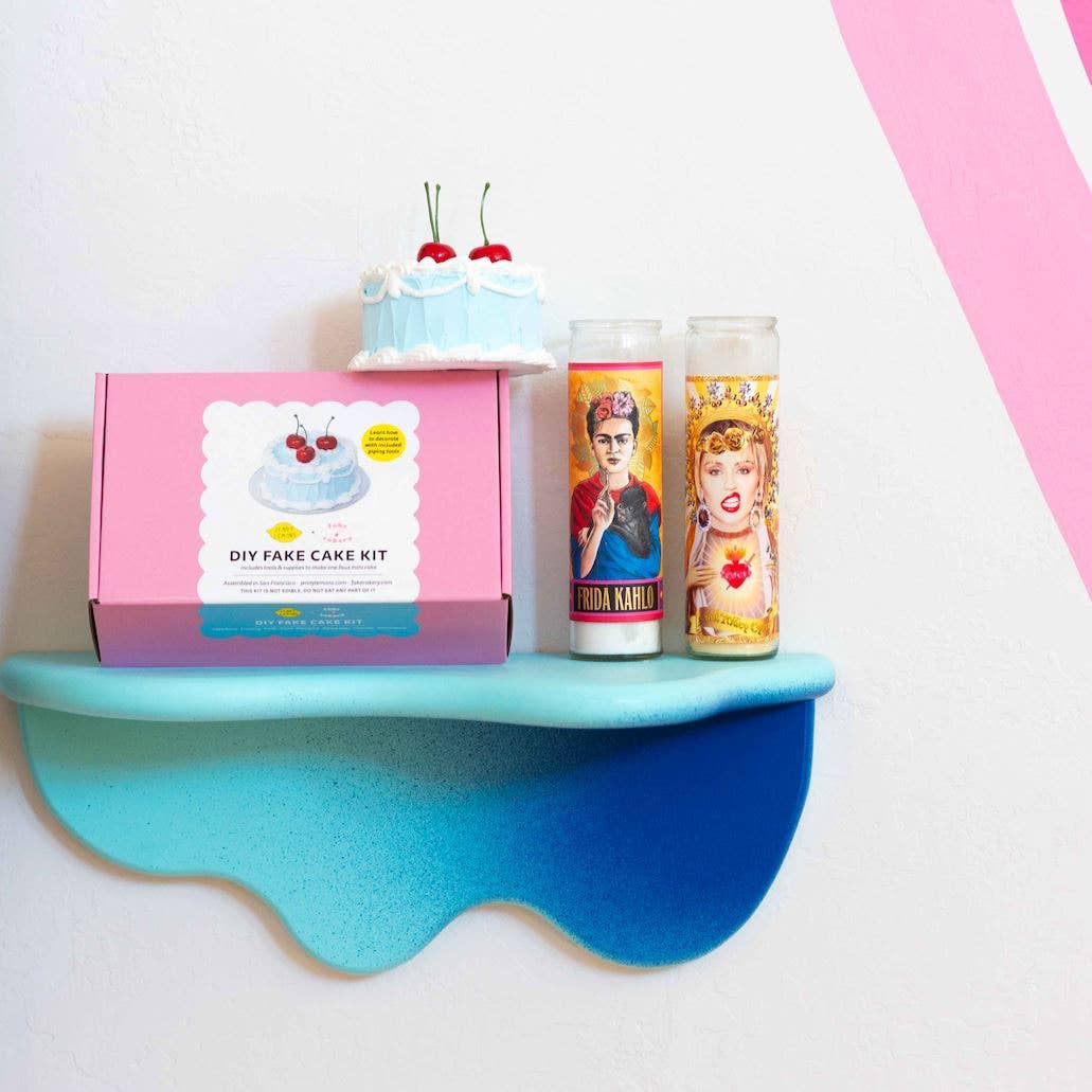 Blue Cherry Fake Cake Craft Kit
