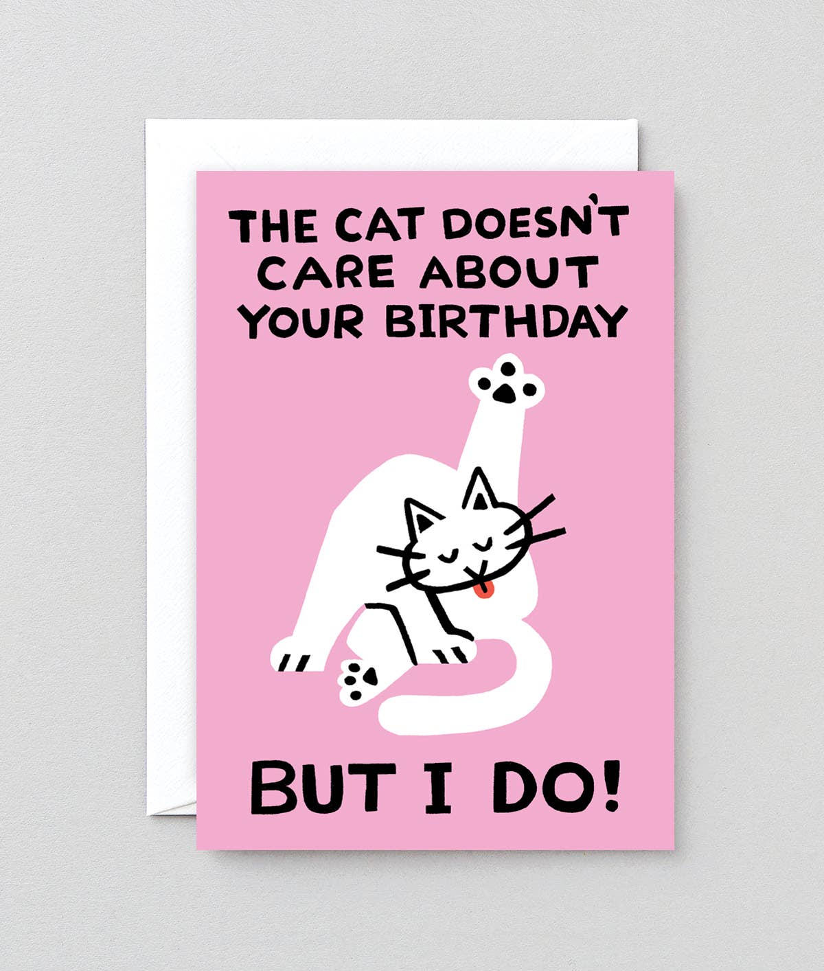 Cat Doesn’t Care Card