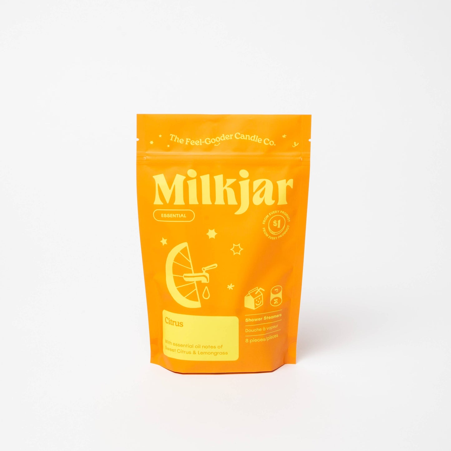 Milk Jar - Citrus Shower Steamers
