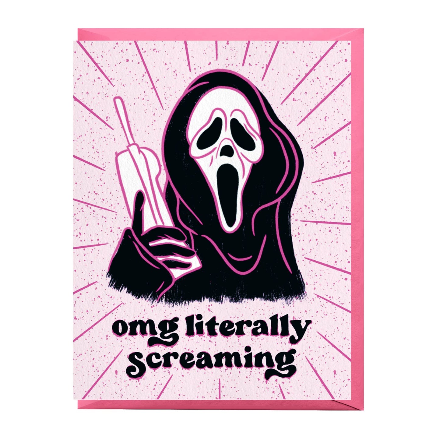 Scream Greeting Card