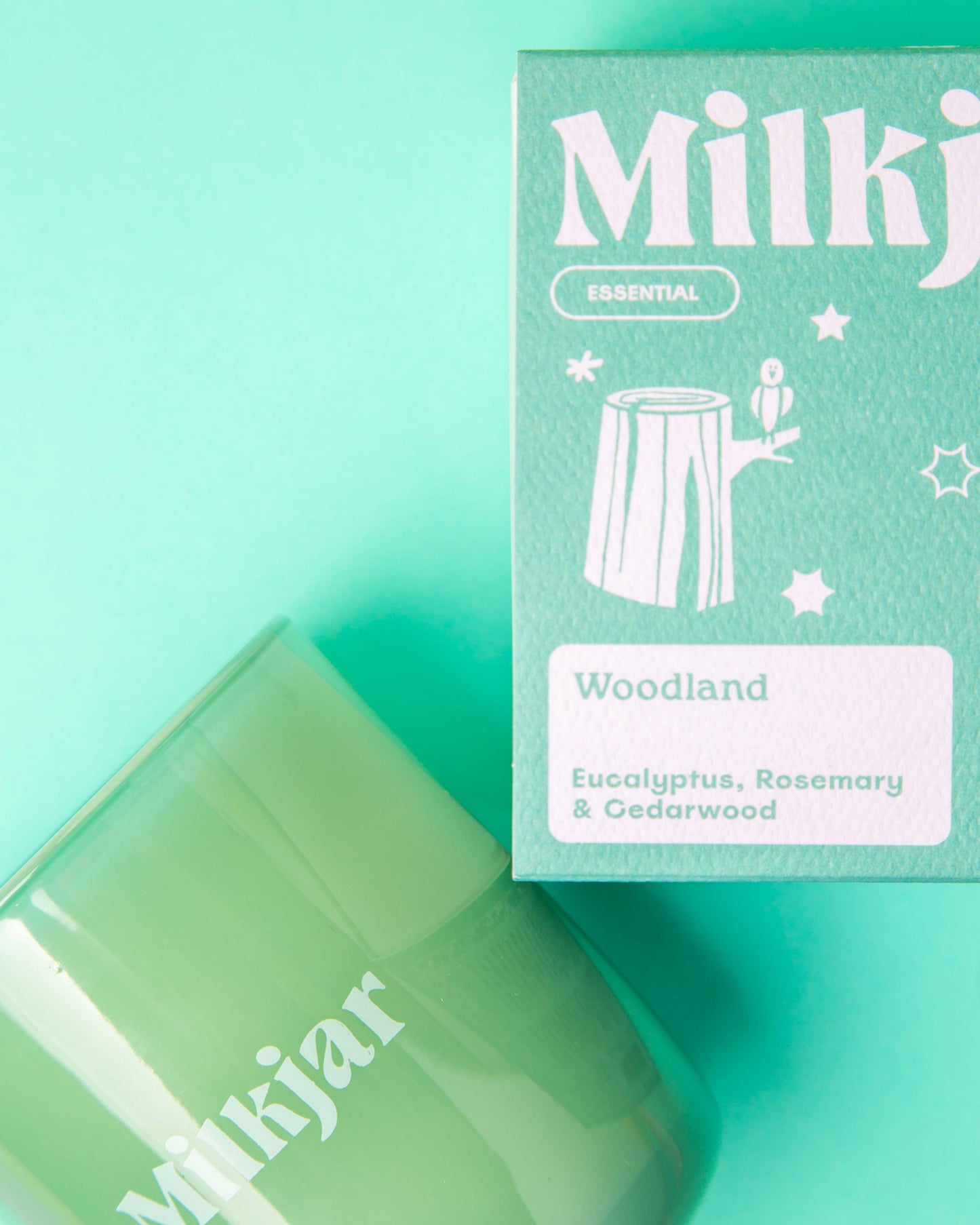 Milk Jar - Woodland Candle