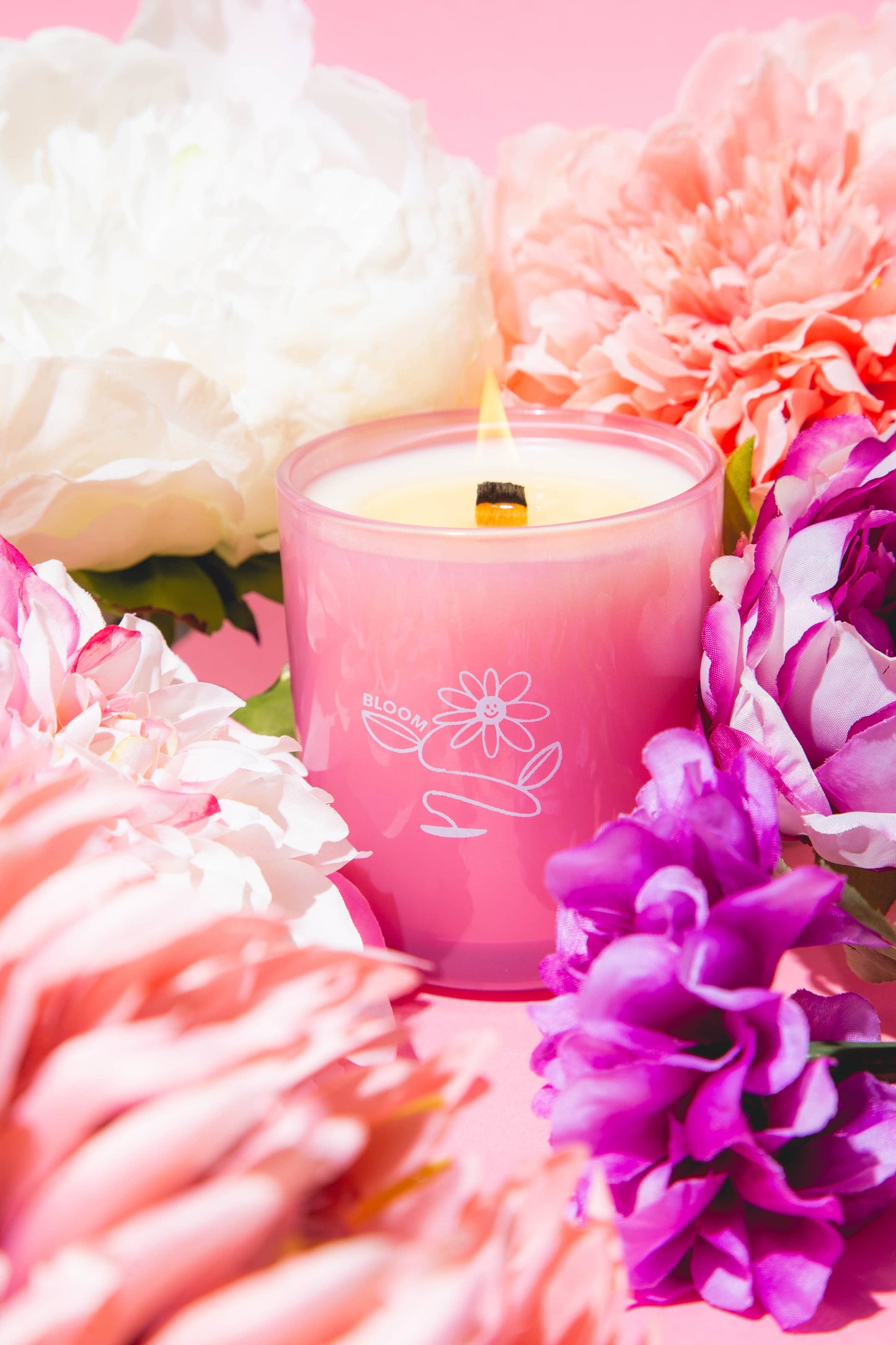 Milk Jar - Bloom Candle