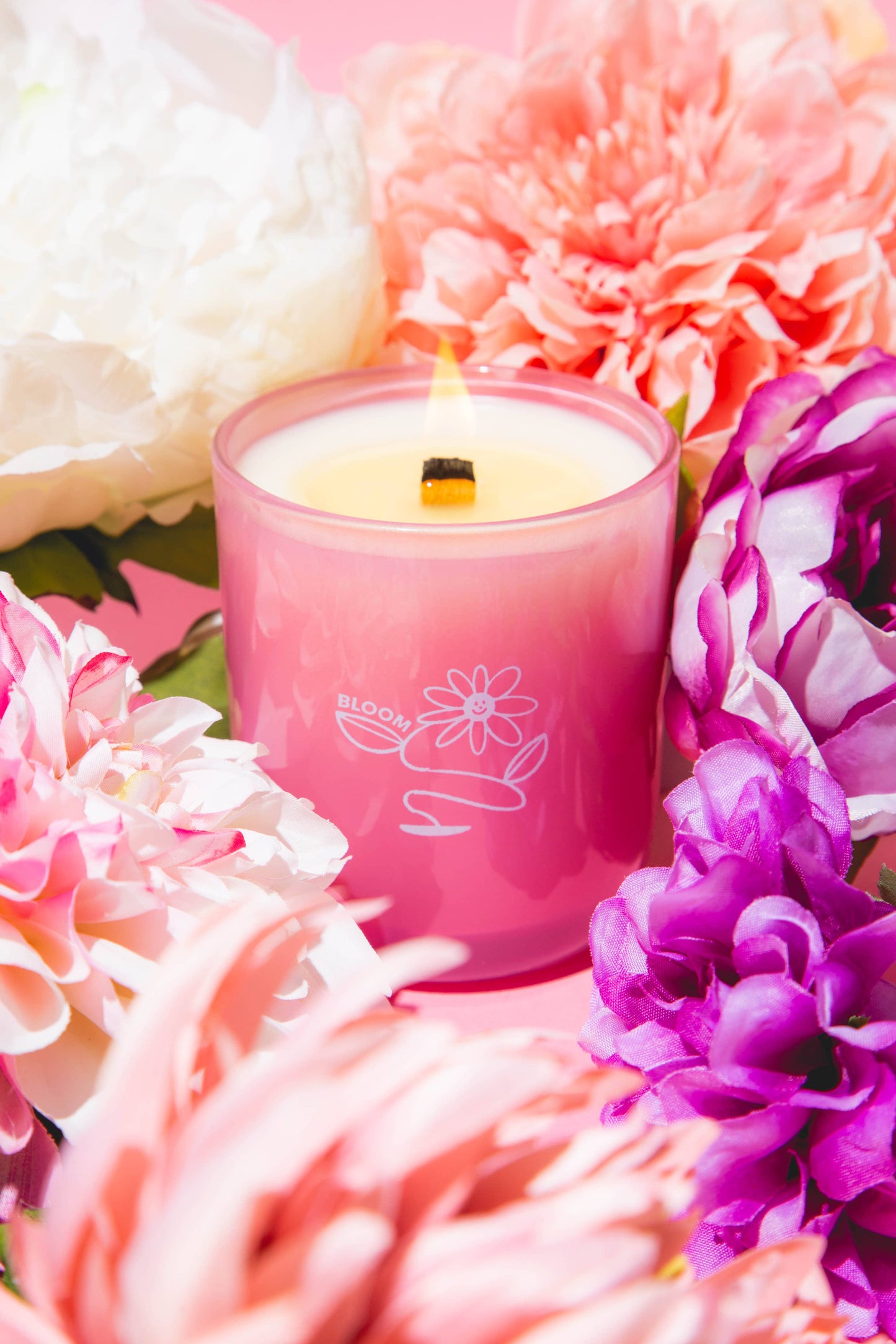 Milk Jar - Bloom Candle