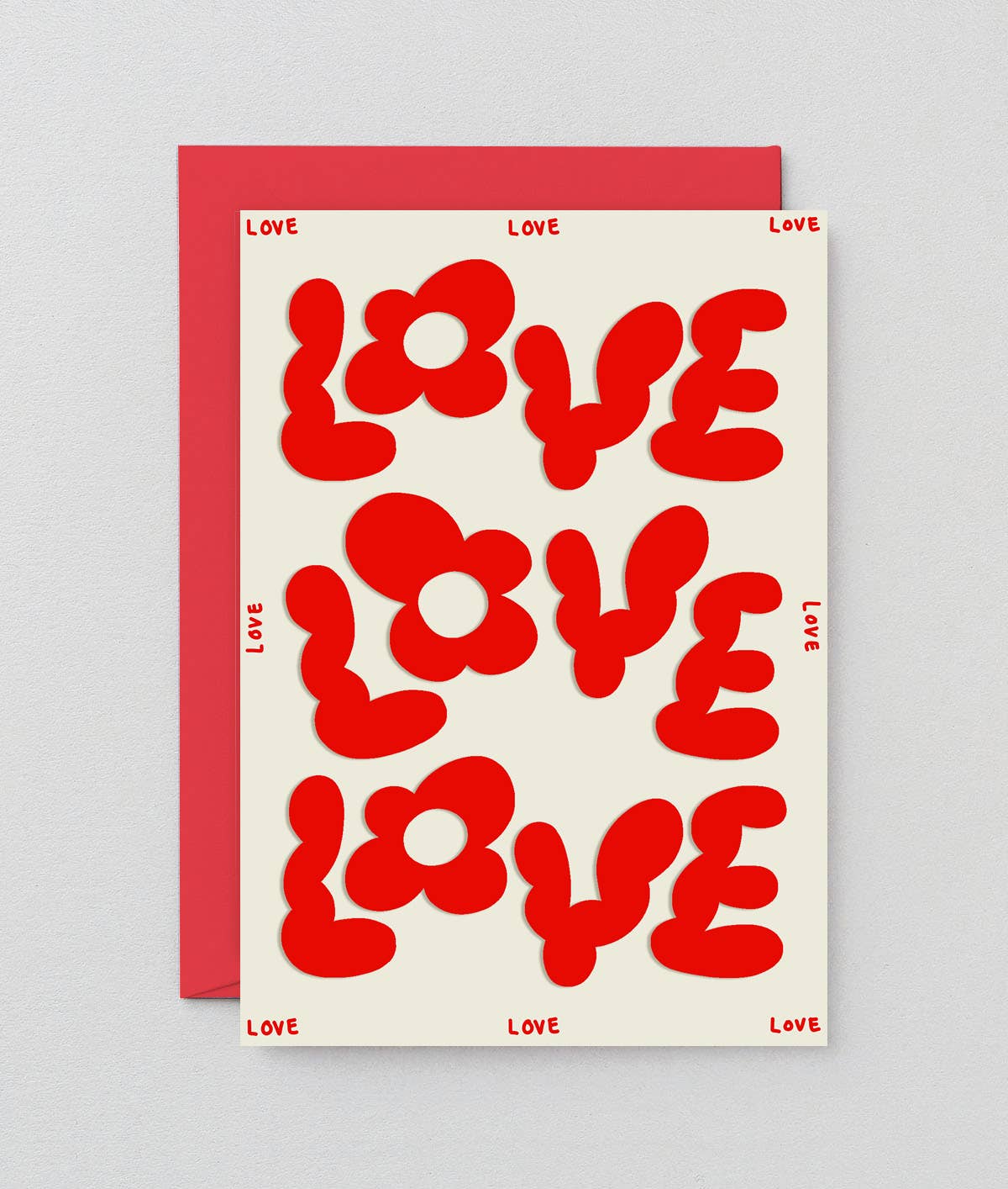 Love Love Love Card