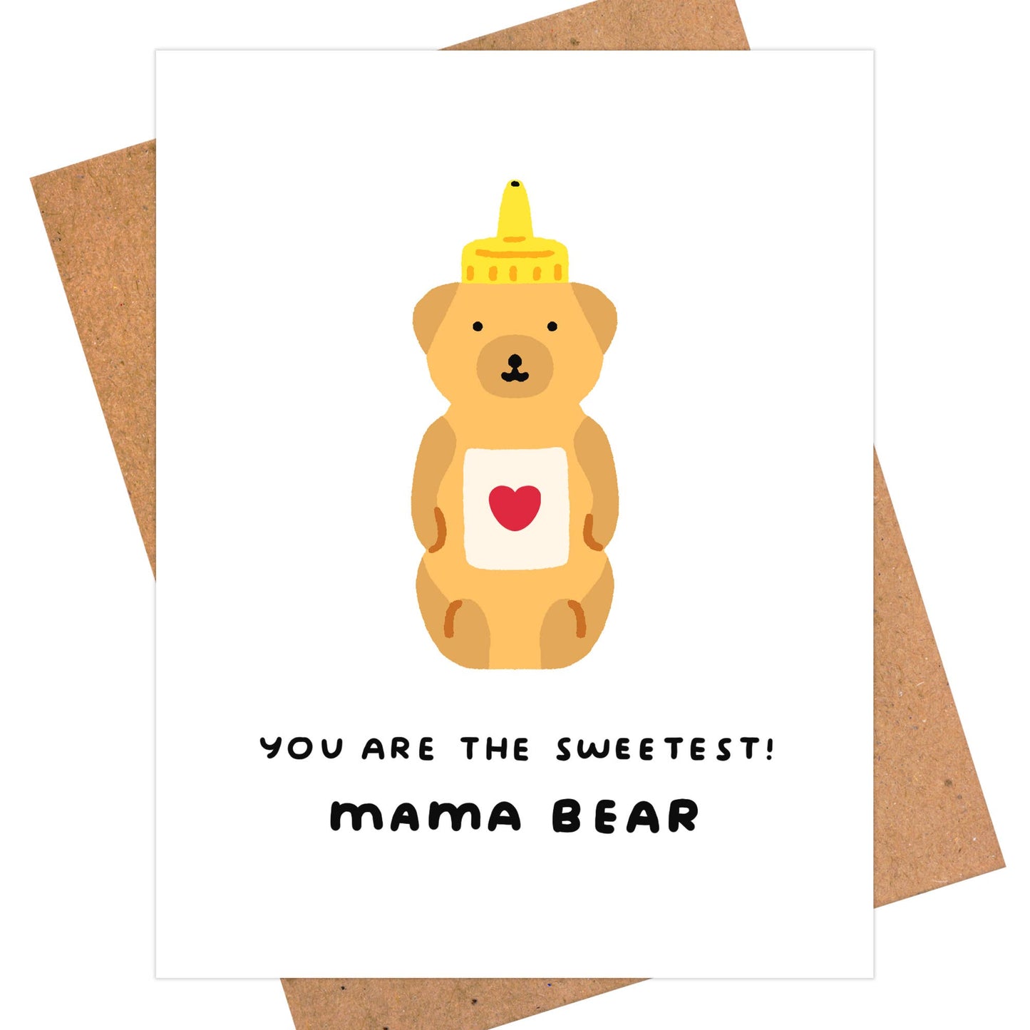 Mama Bear Honey Greeting Card