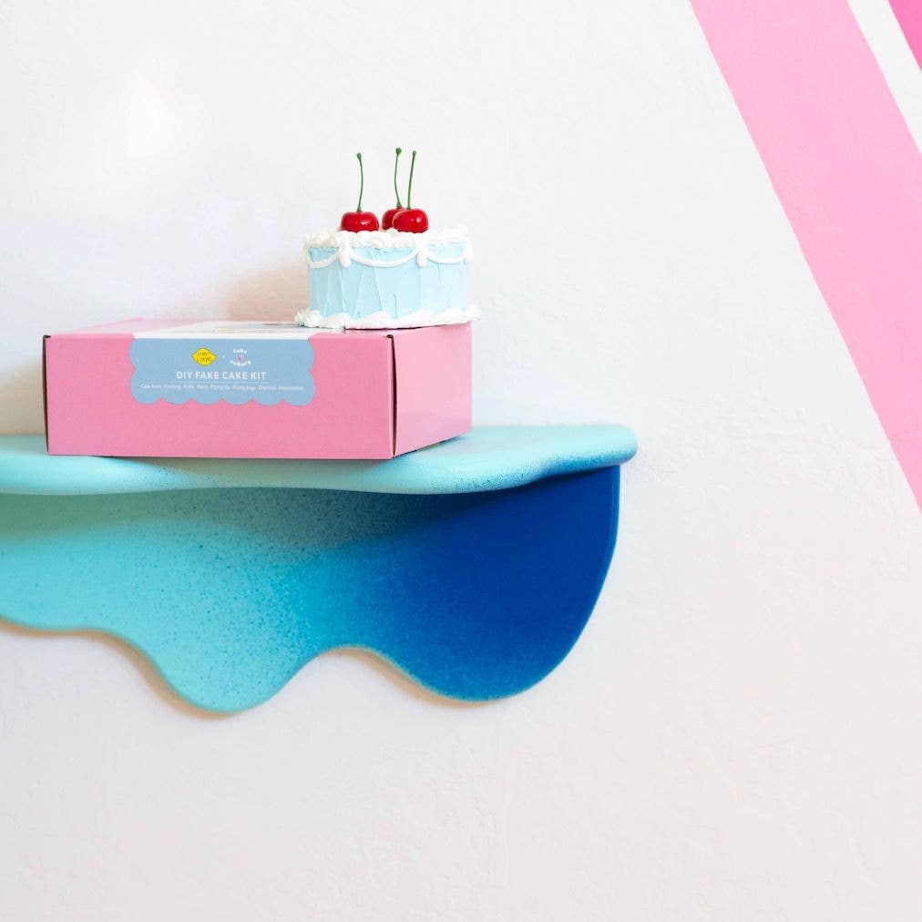 Blue Cherry Fake Cake Craft Kit
