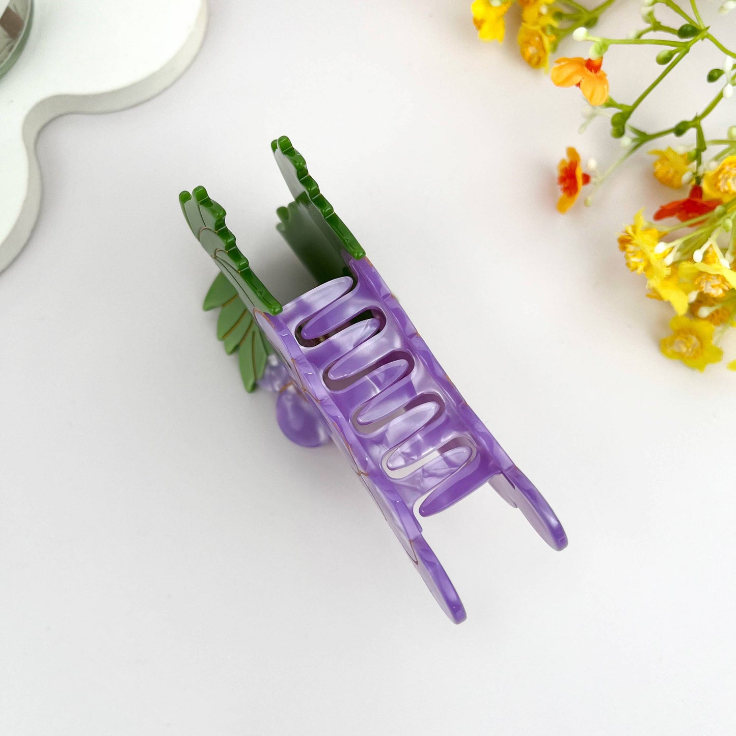 Grape Hair Claw Clip