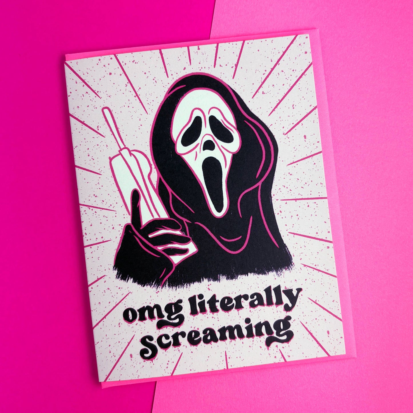 Scream Greeting Card