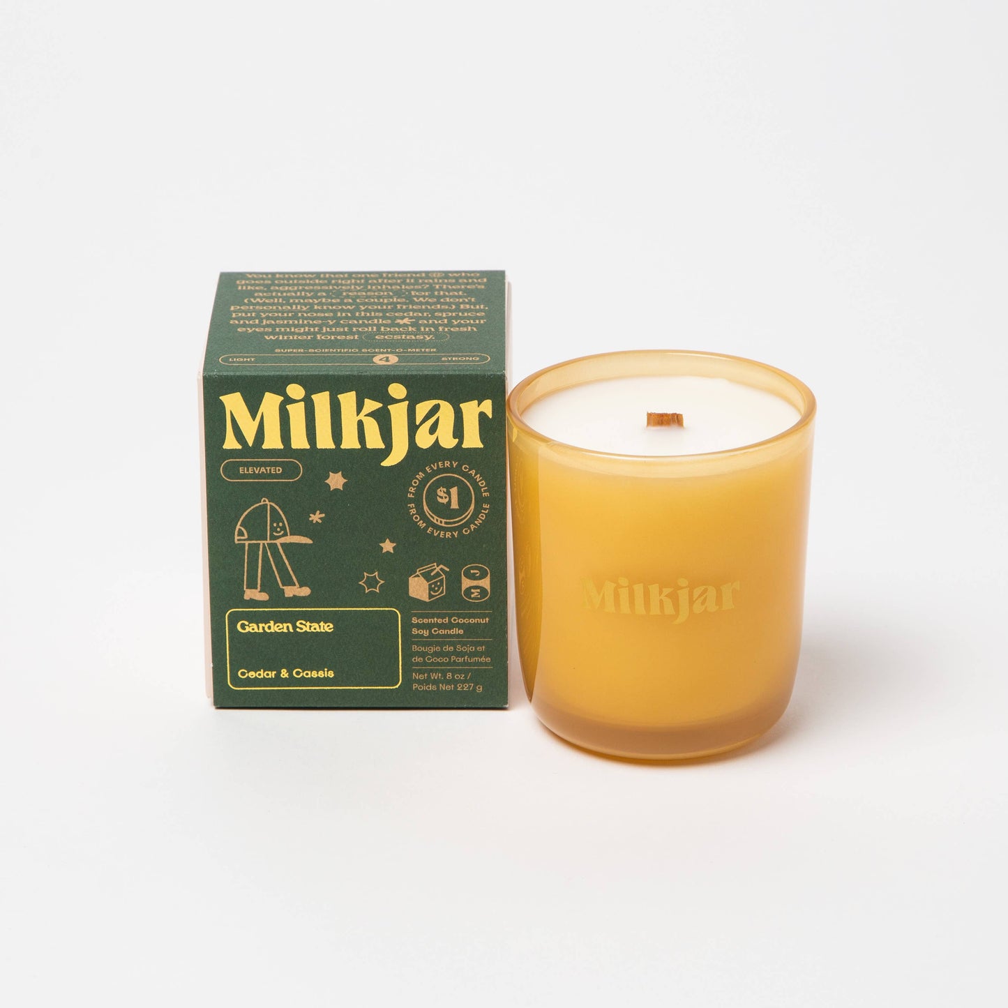 Milk Jar - Garden State Candle