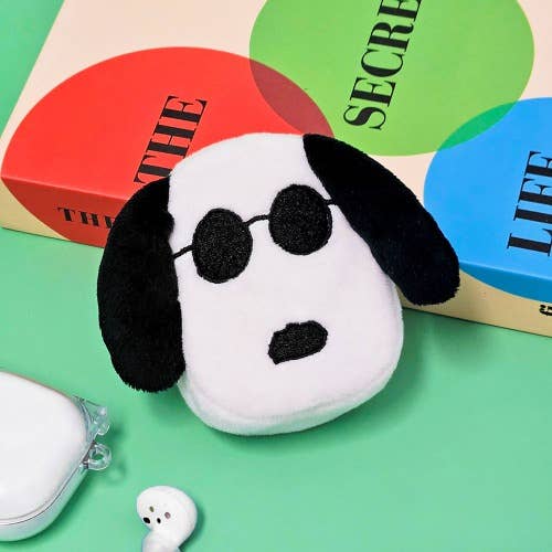 Snoopy Mini Pouch Key Ring, Bag Charm: Joe Cool