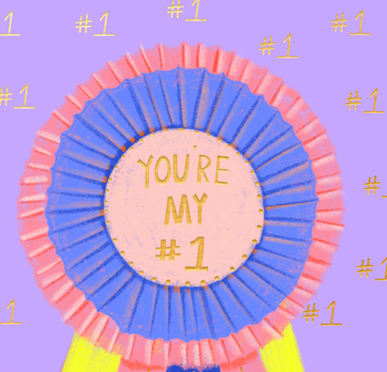 RIBBON Love & Friendship Card