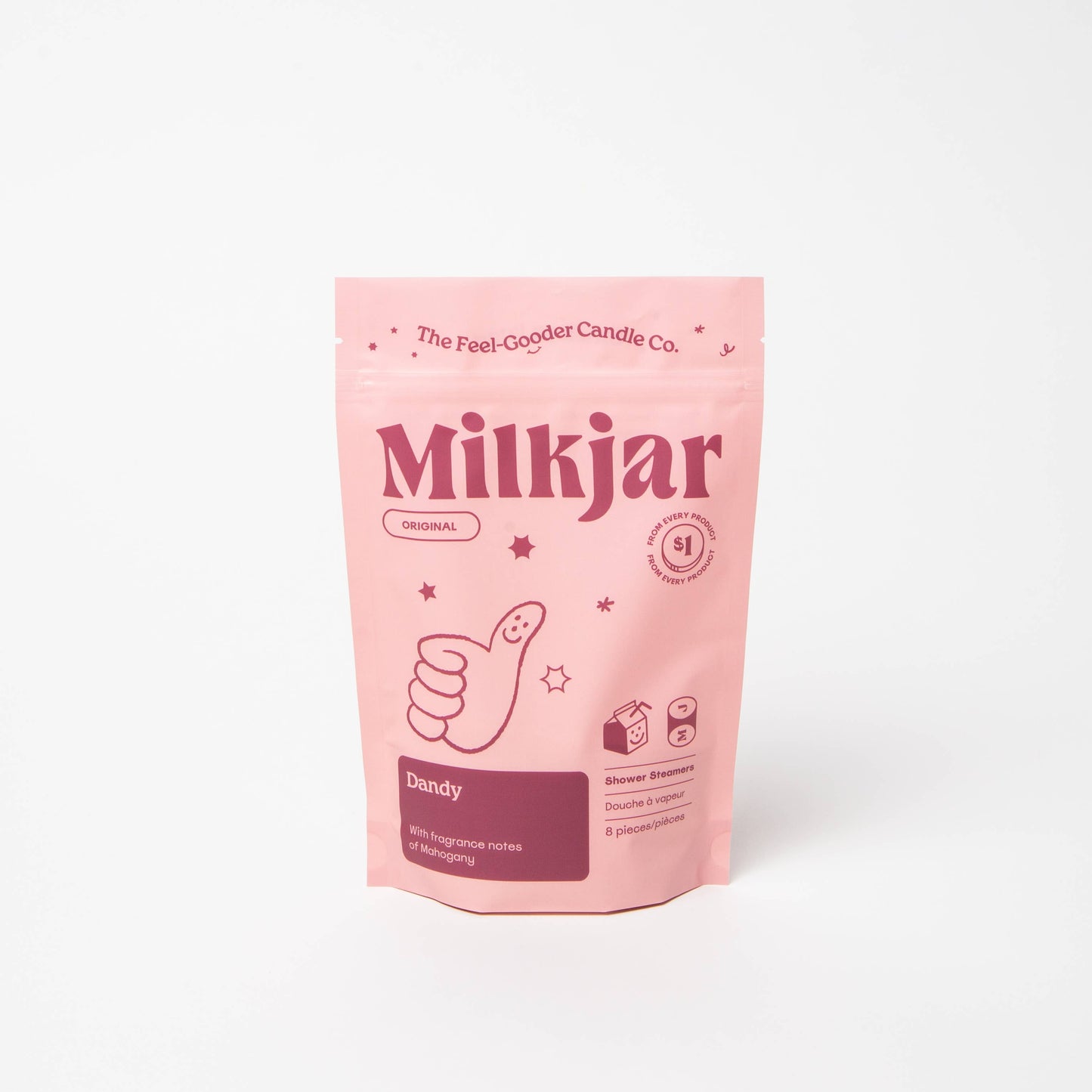 Milk Jar - Dandy Shower Steamers