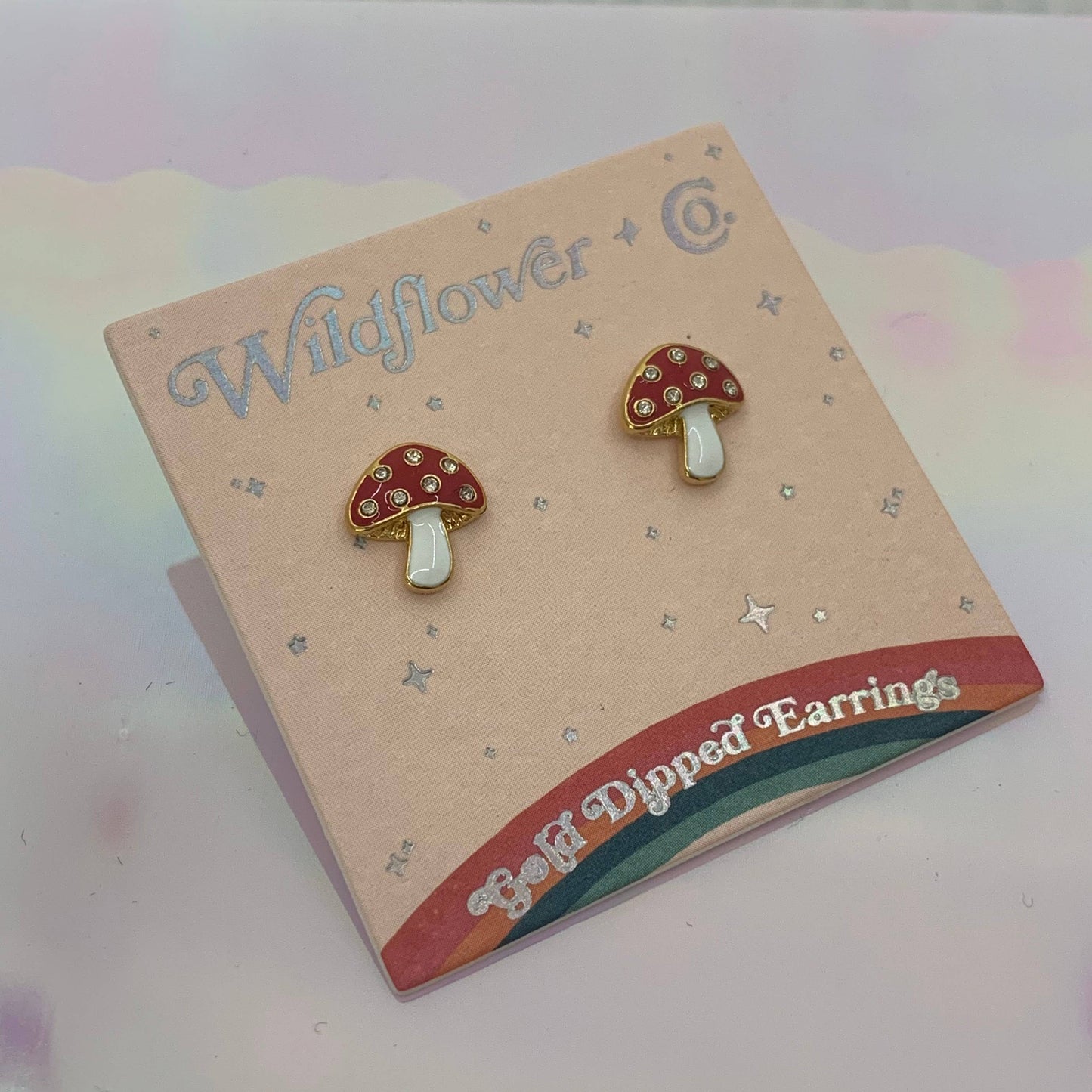 Mushroom Sparkle Earrings