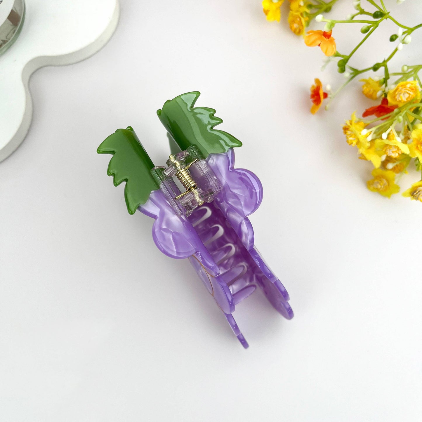 Grape Hair Claw Clip