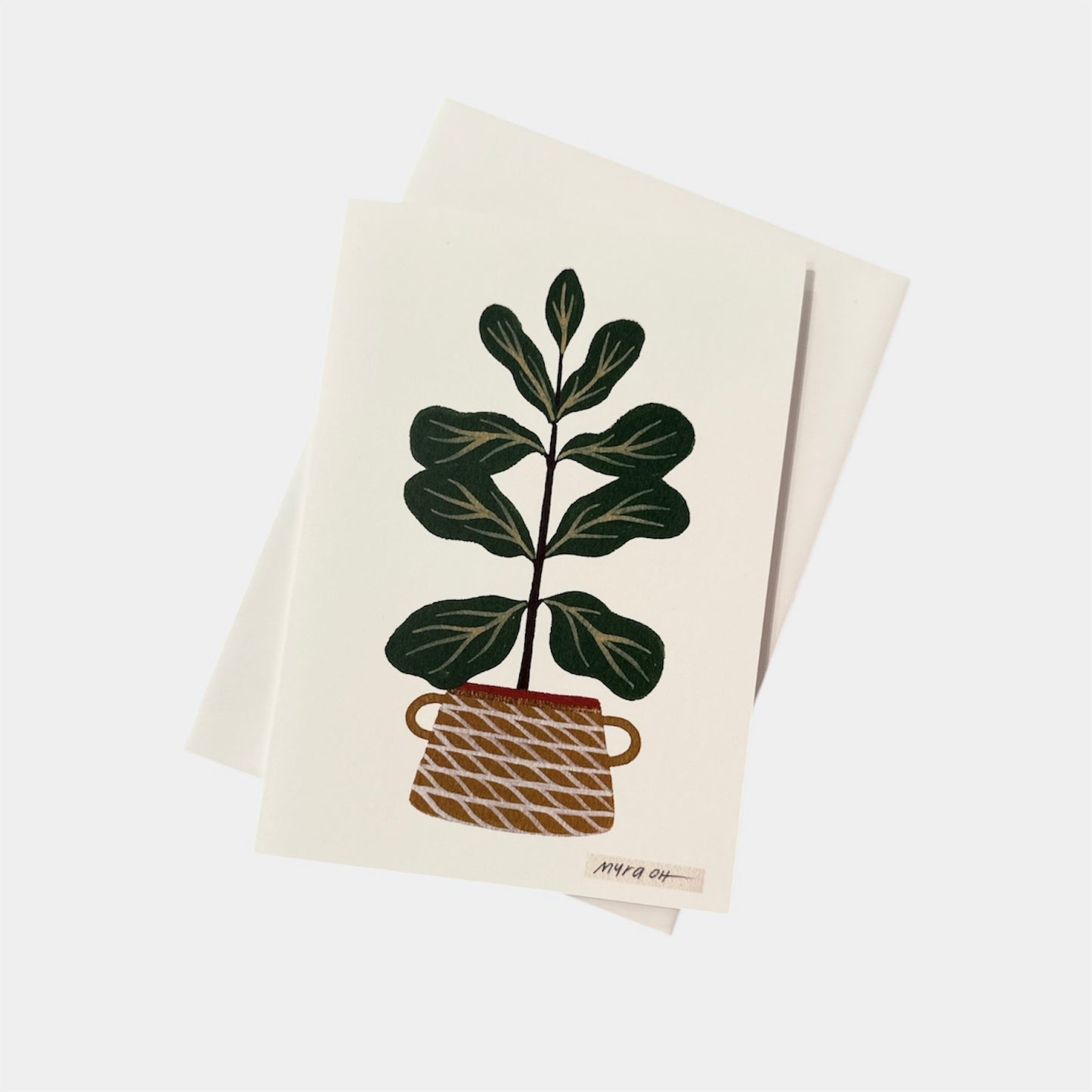 Myra Oh Fiddle Fig Card