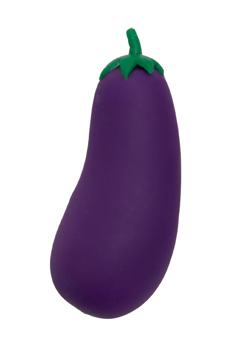 Eggplant Sand Filled Stretch Pull Soft Squishy Toy