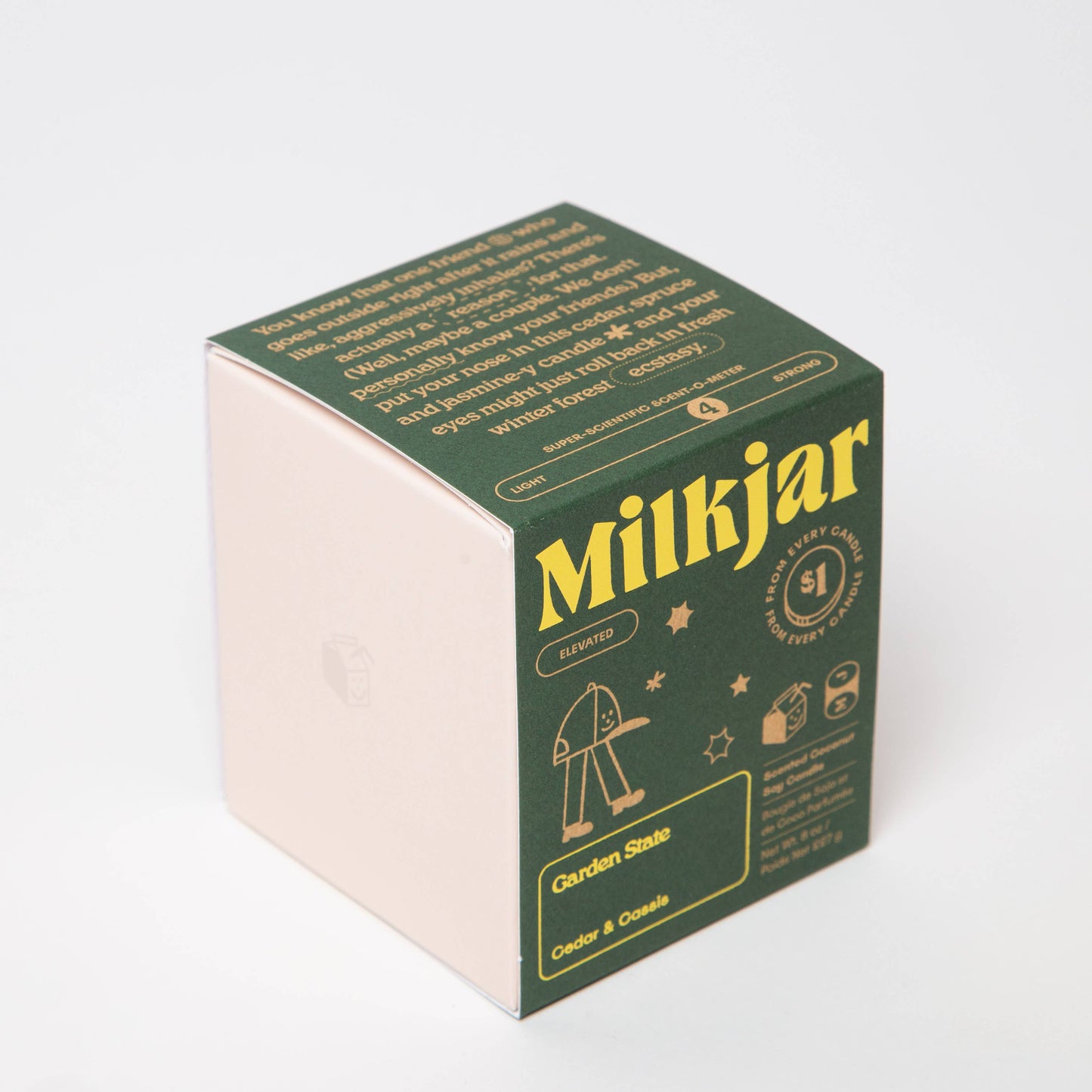 Milk Jar - Garden State Candle