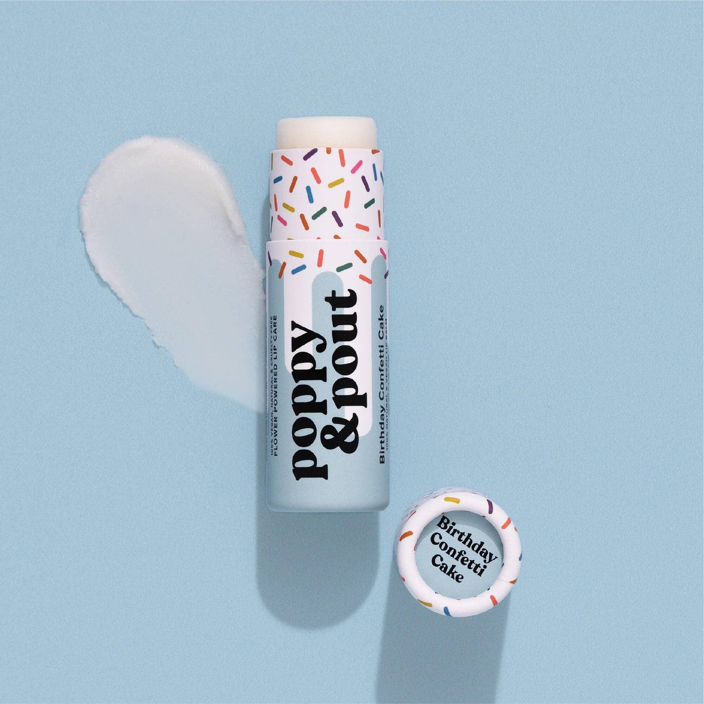 Blue Confetti Cake Lip Balm