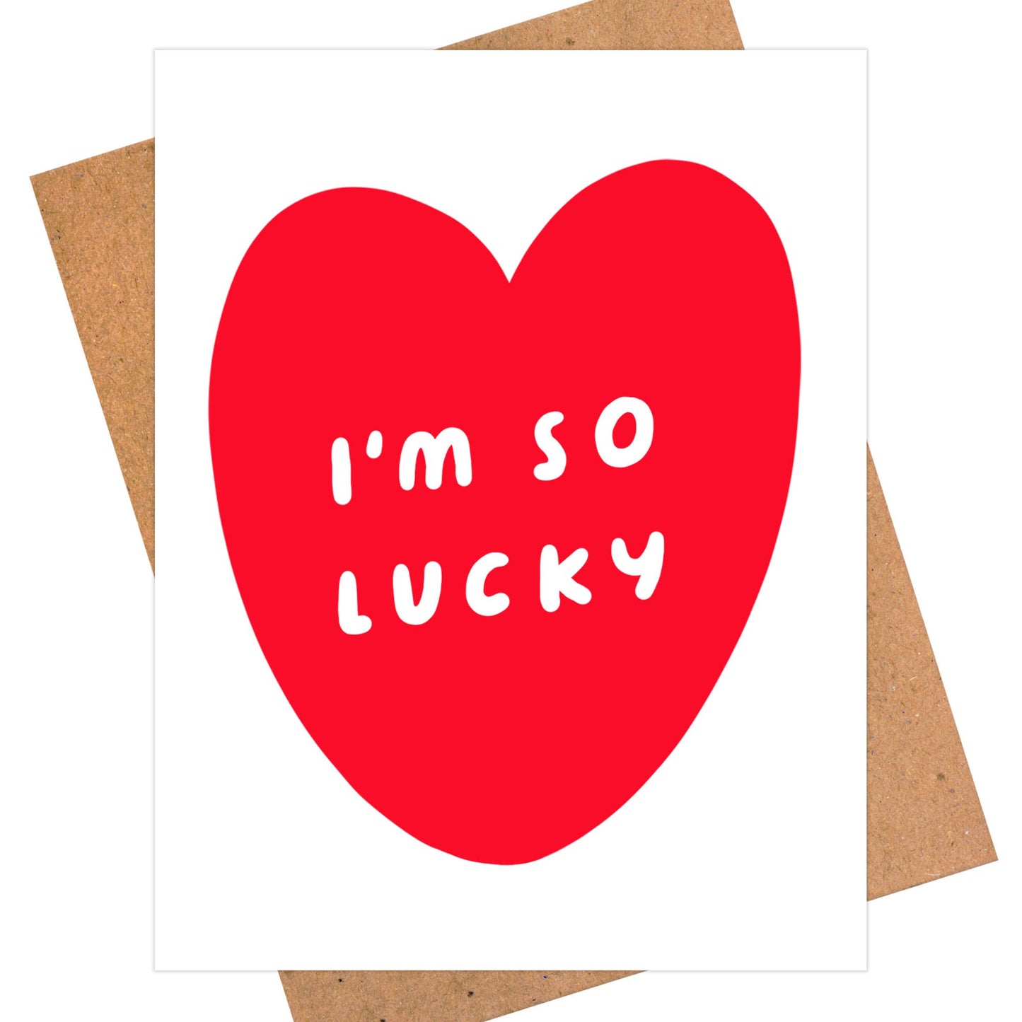Lucky Heart Love Card
