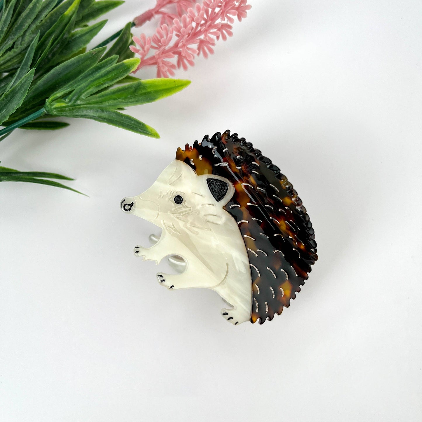 Hedgehog Hair Claw Clip