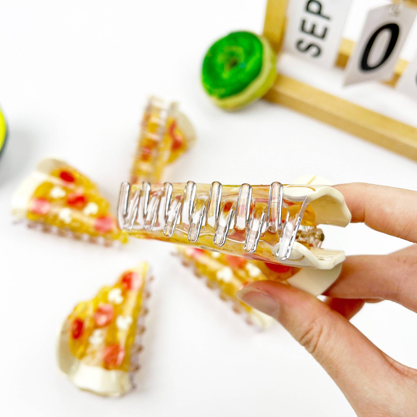 Pizza Hair Clip