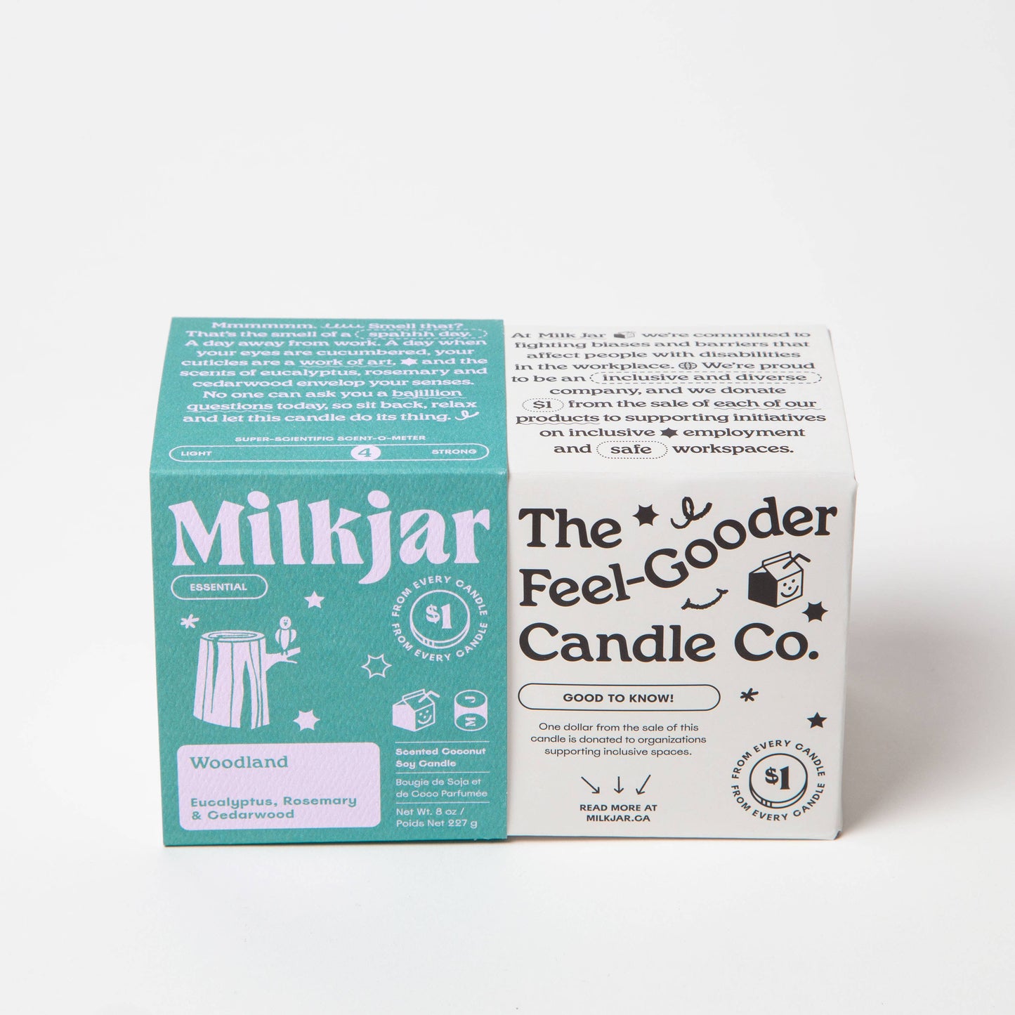 Milk Jar - Woodland Candle