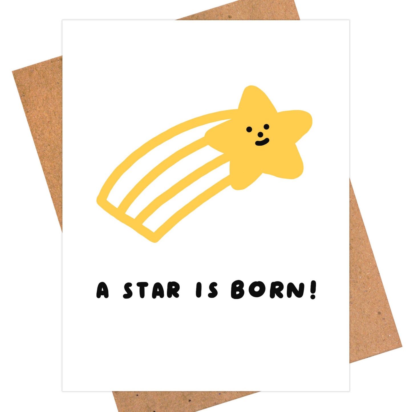 New Baby Card - A Star Is Born