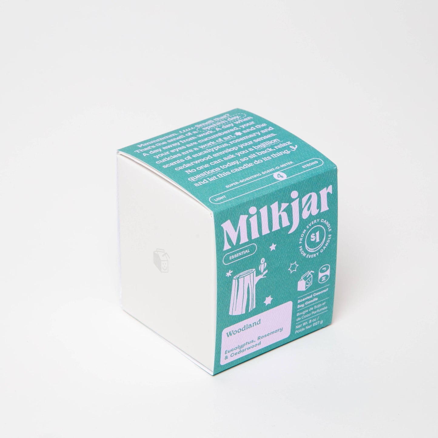 Milk Jar - Woodland Candle