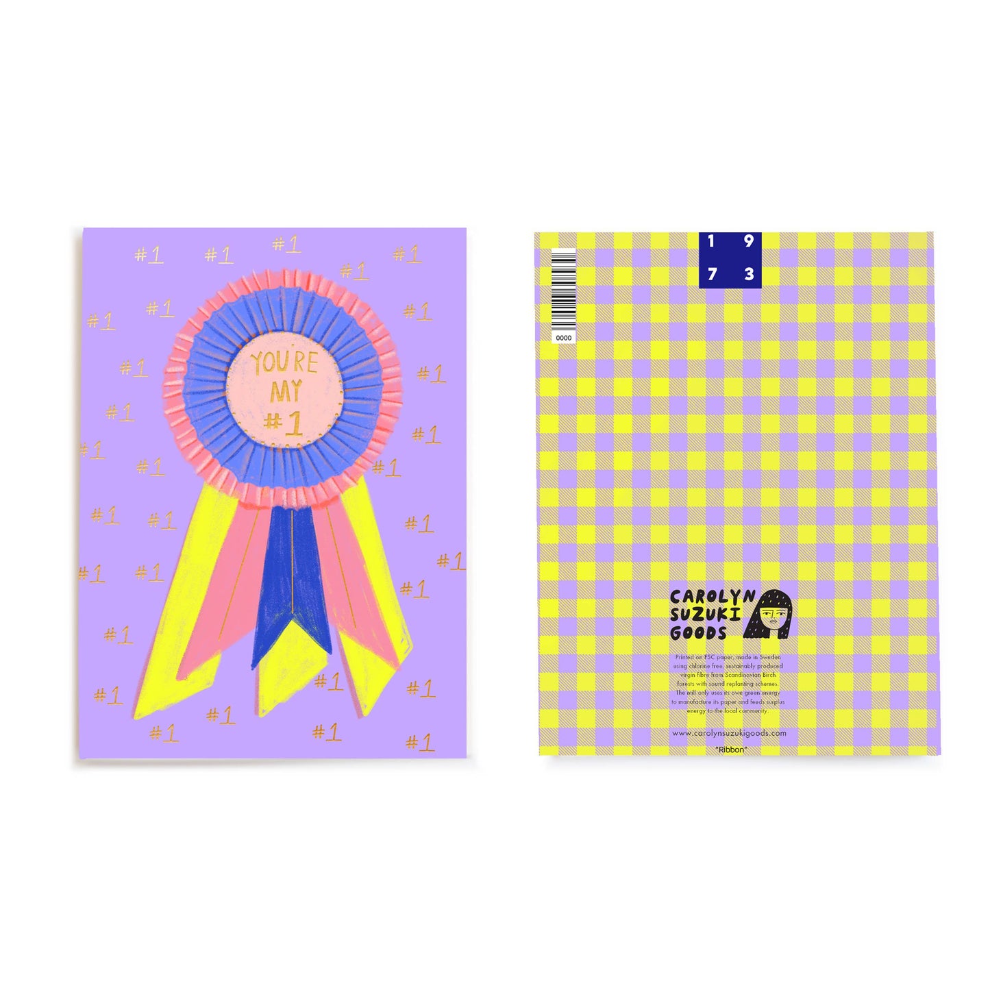 RIBBON Love & Friendship Card