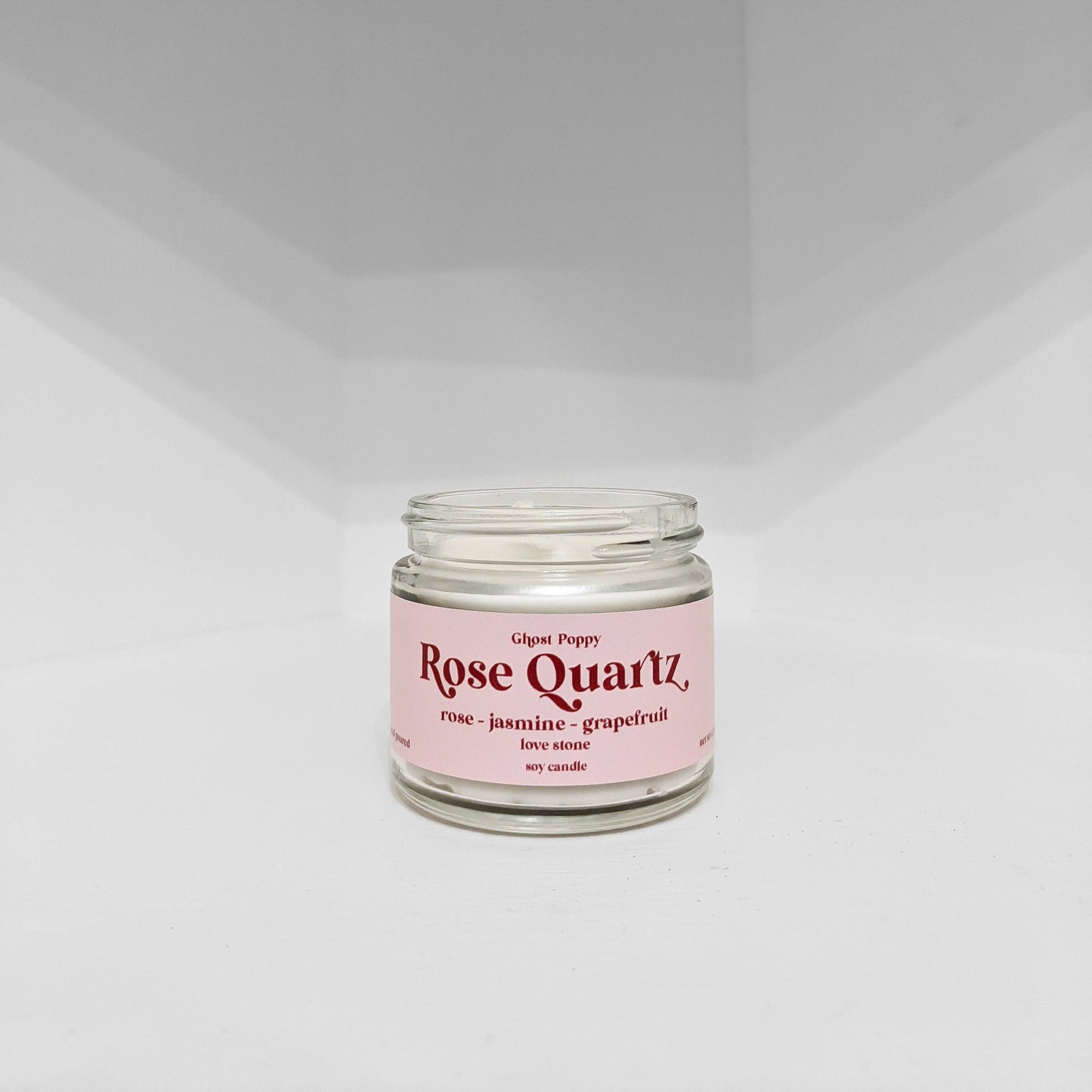 Rose Quartz Mini Candle