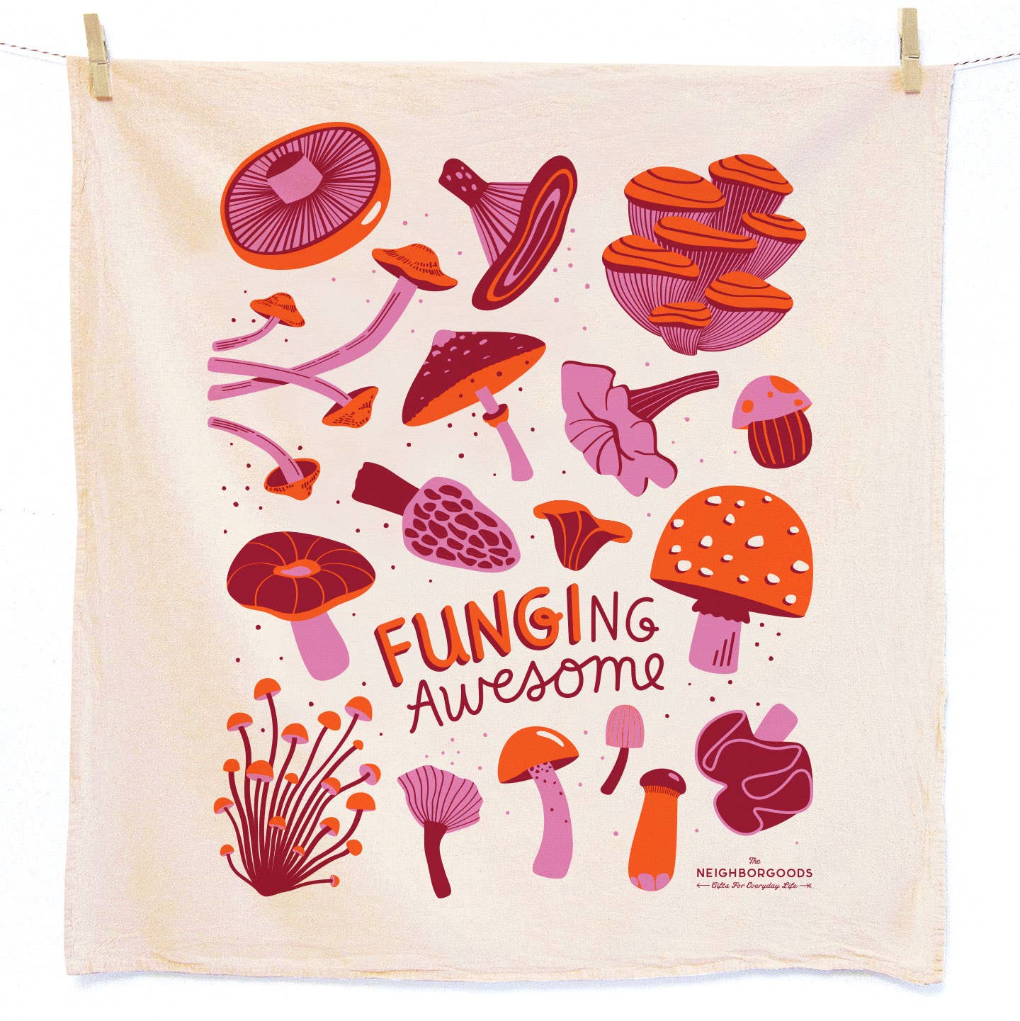 Mushroom Kitchen Towel