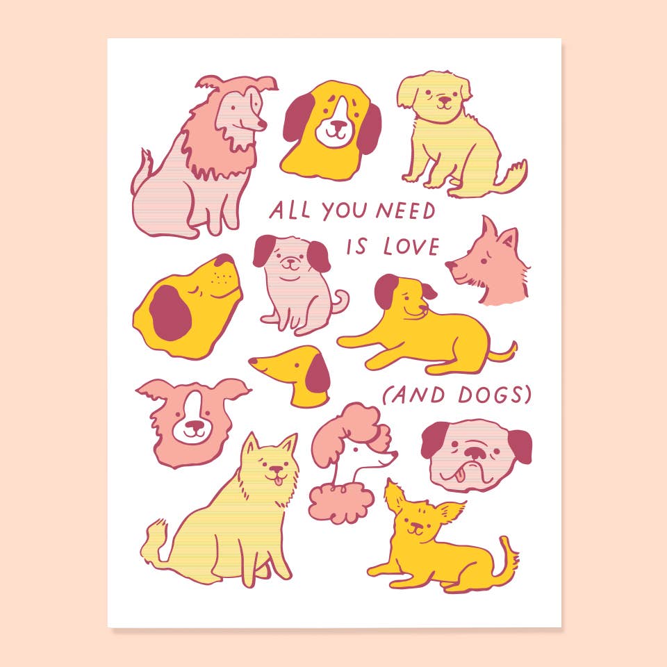 Love & Dogs Card