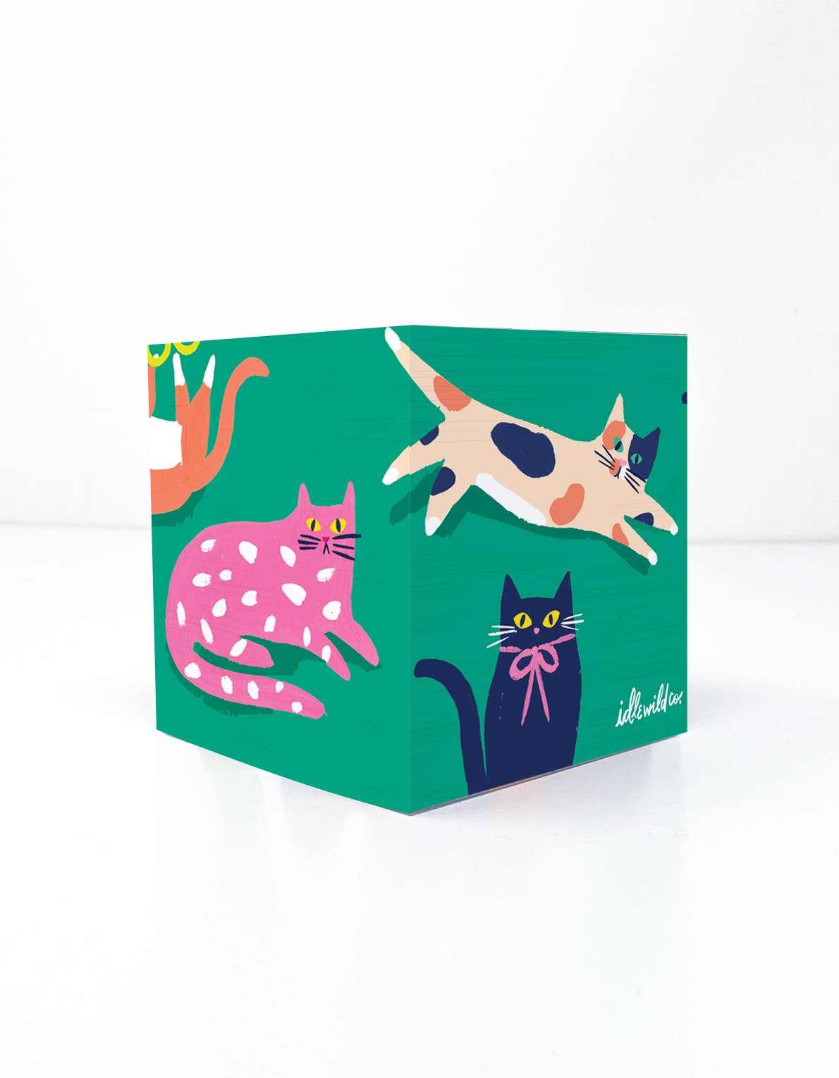 Cats Sticky Note Cube