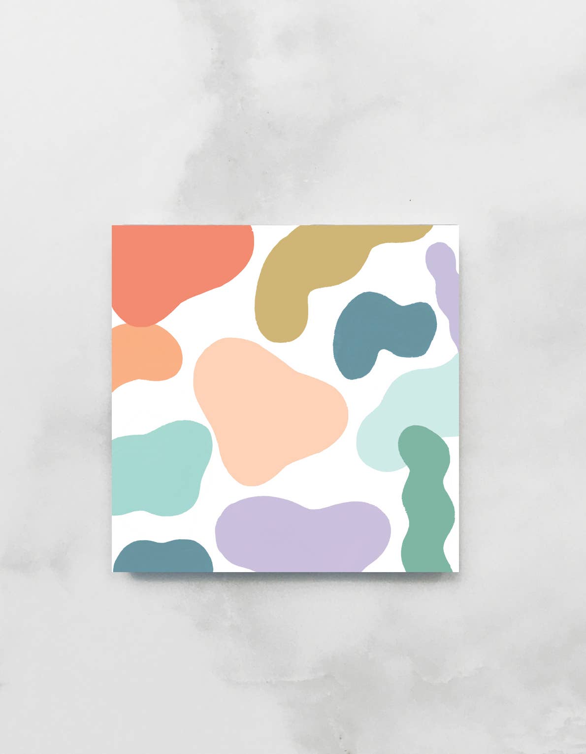 Color Blobs Jumbo Desk Pad