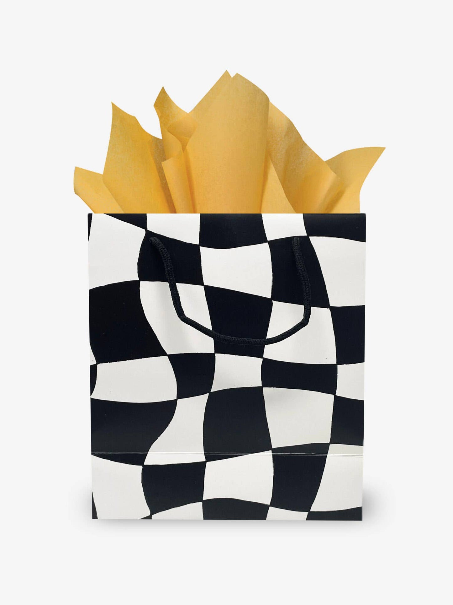 Warped Check Gift Bag