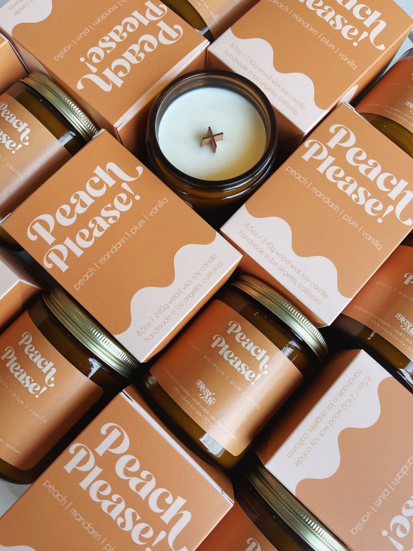 Peach Please Scented Candle