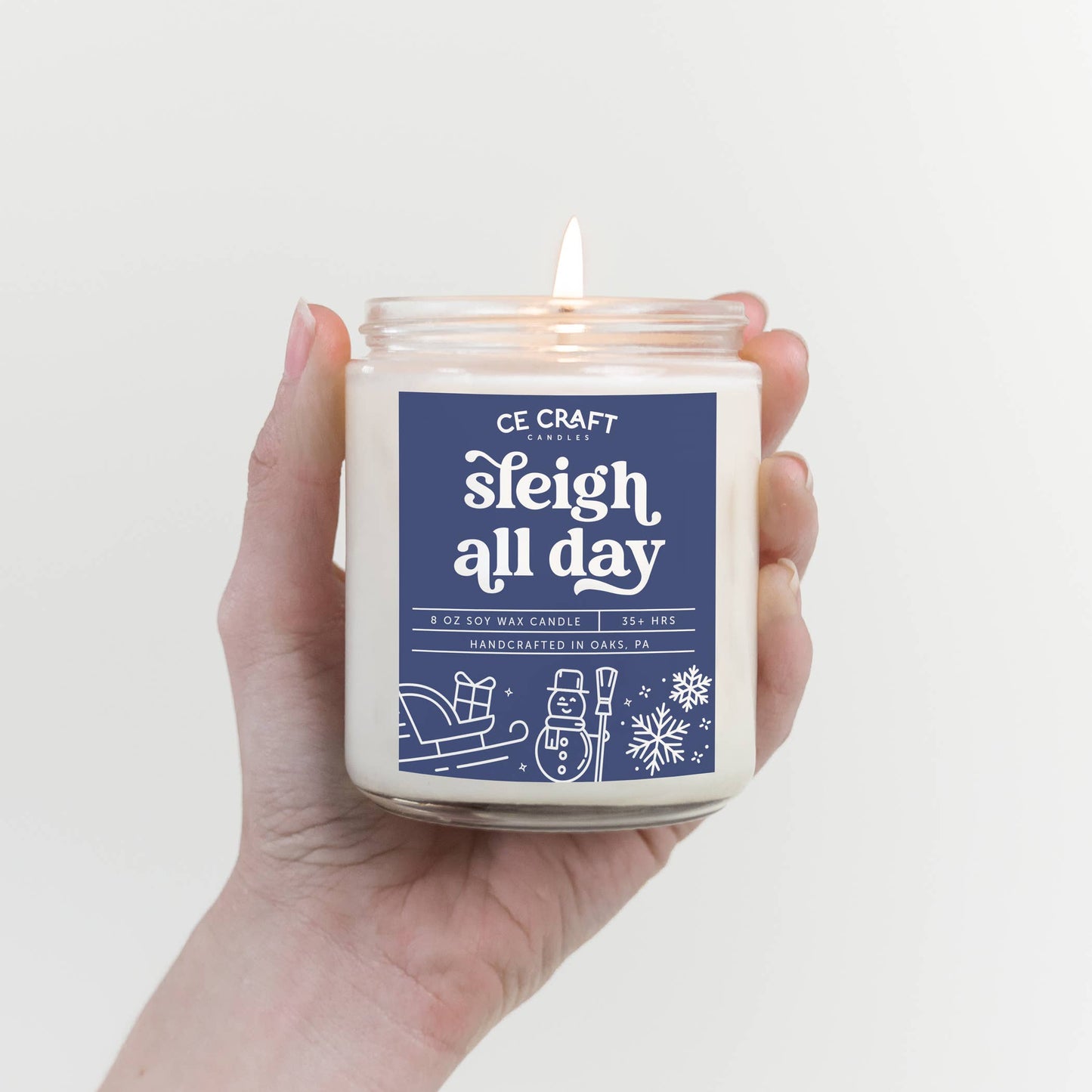 Sleigh All Day Scented Candle: Standard