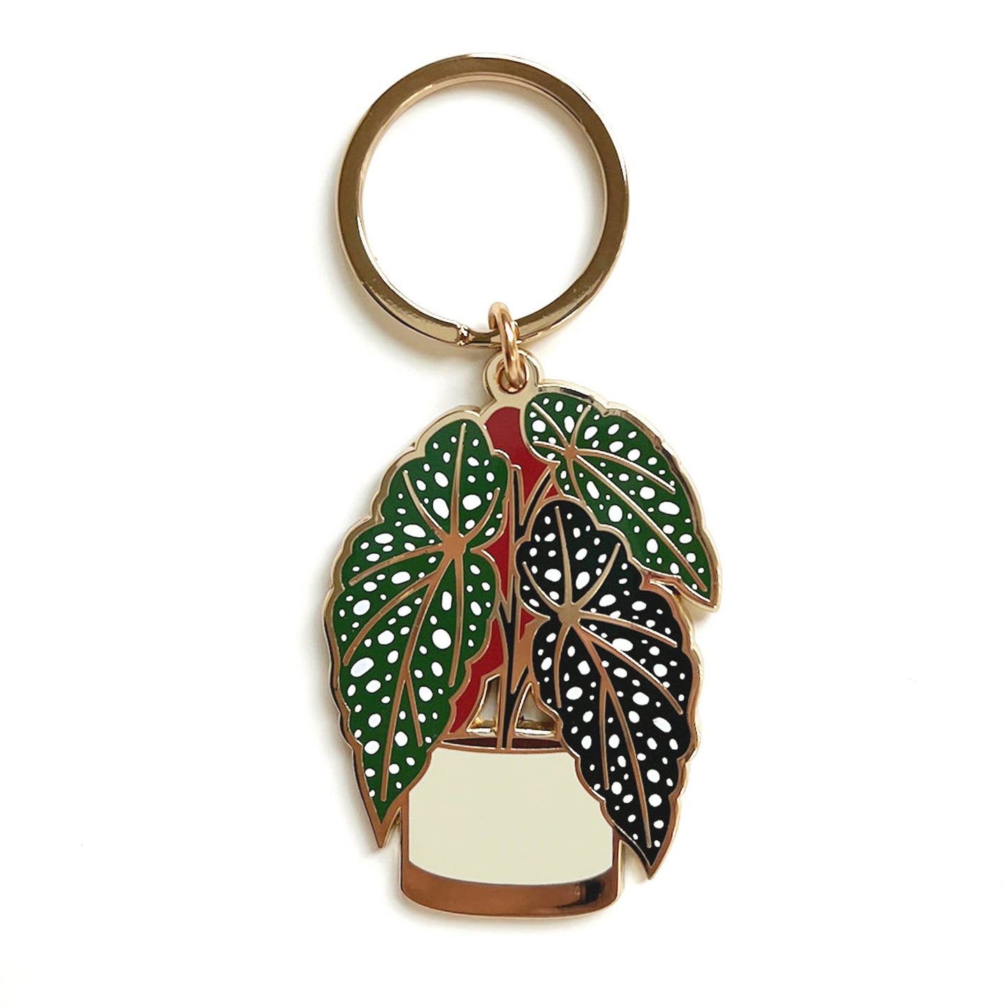 Begonia Keychain