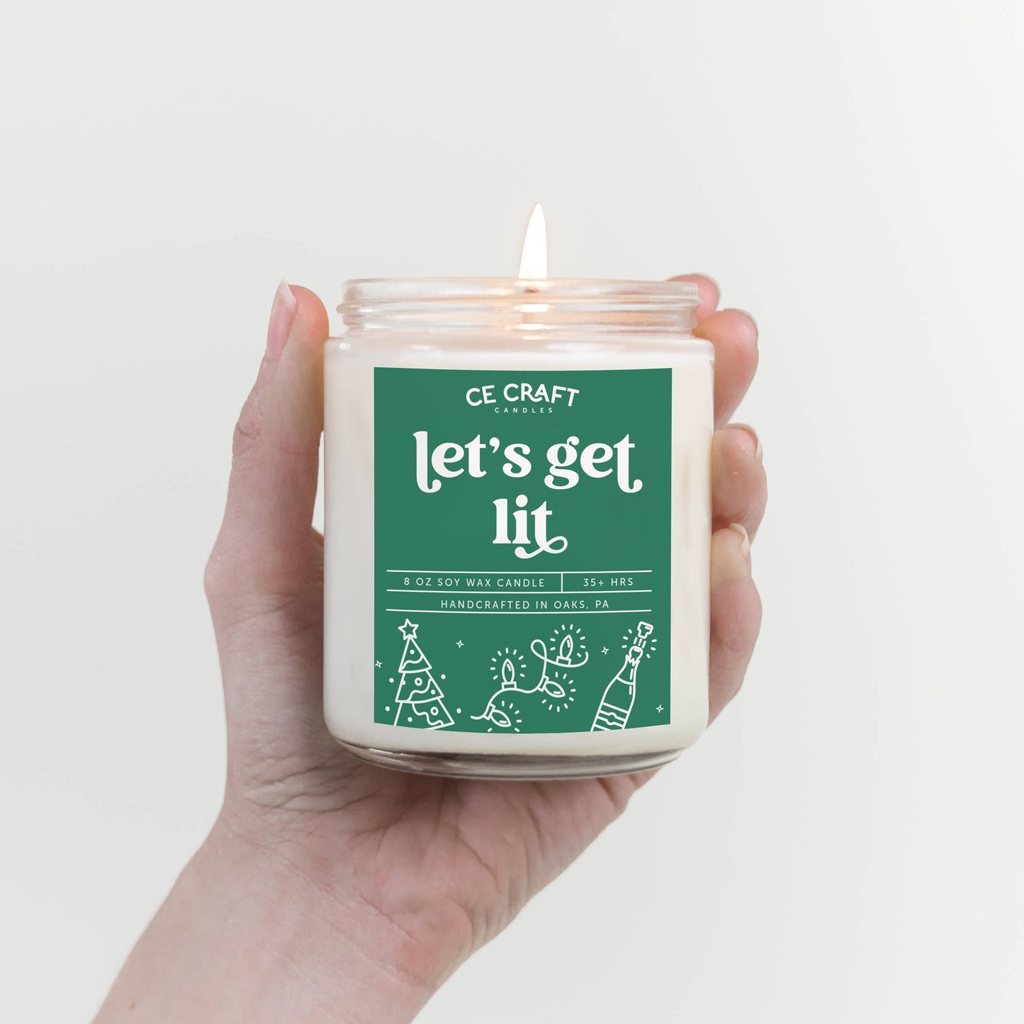 Let's Get Lit Scented Candle: Standard
