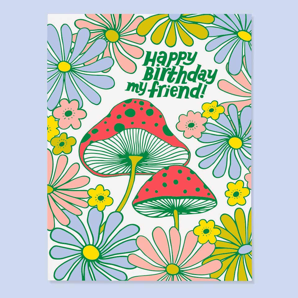 Mushroom Bday Card