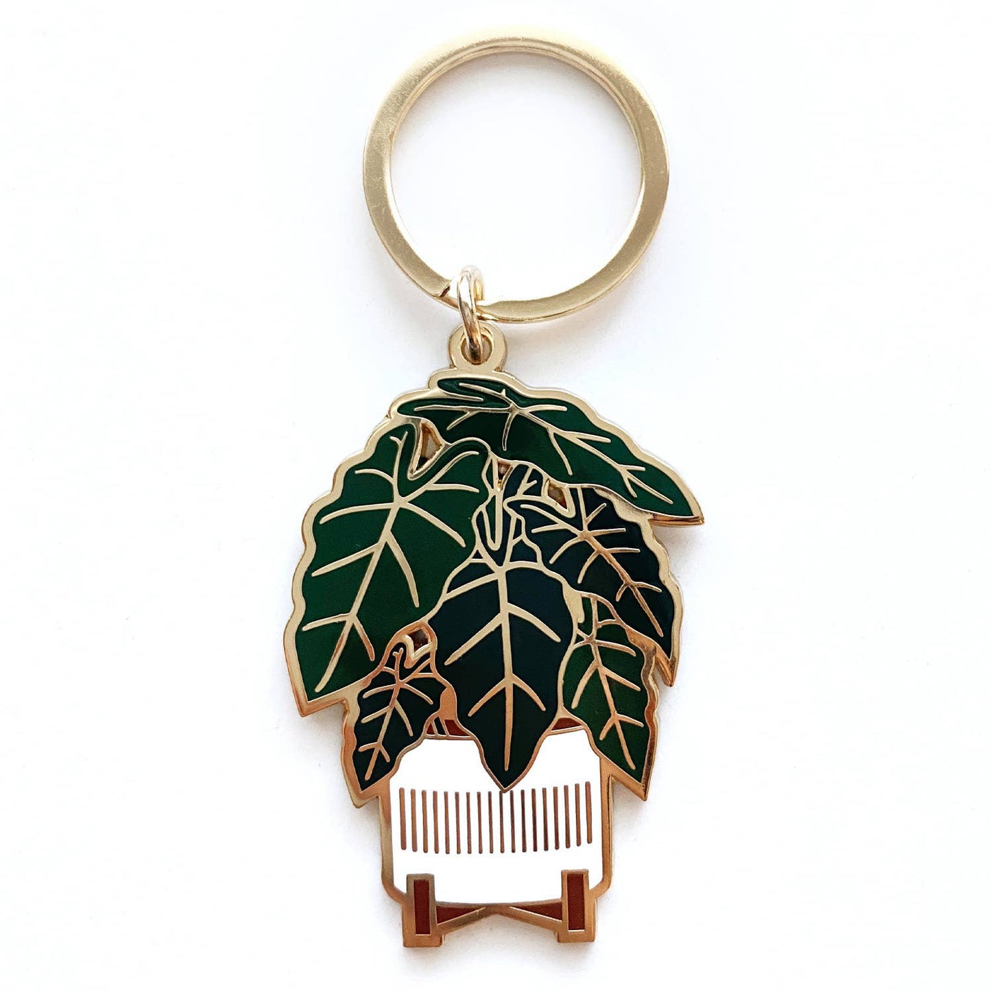 Alocasia Keychain