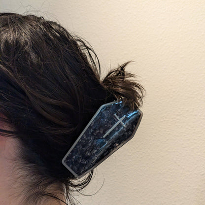 Coffin Gothic Hair Claw