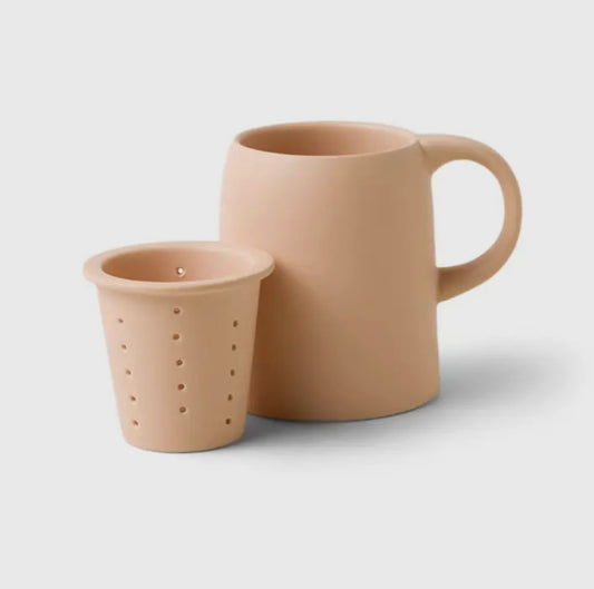 Tea Infuser Mug- Blush