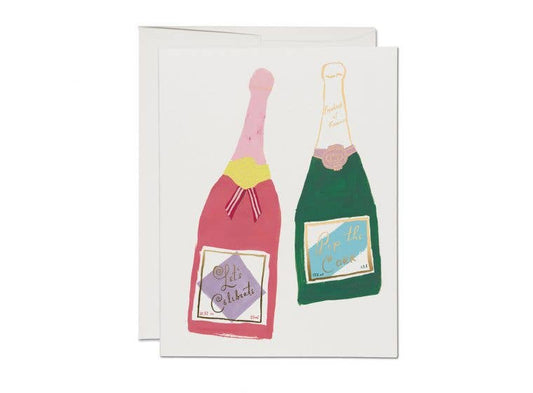 Champagne Congratulations Card
