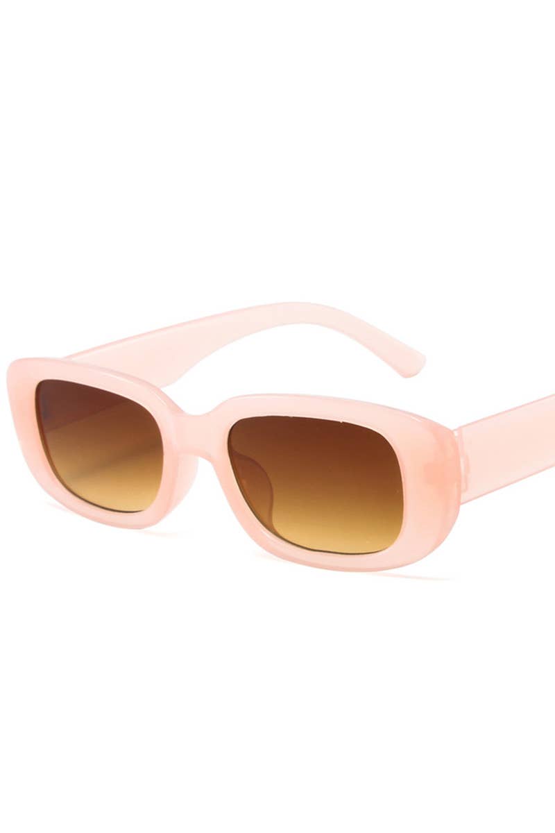 Rectangle Sunglasses - Pink