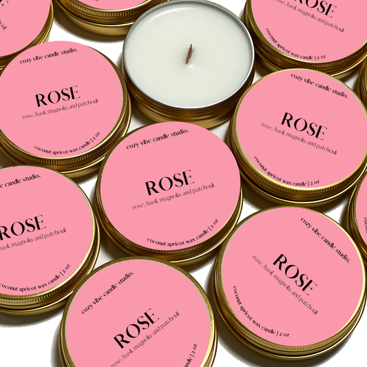 Rose | 2oz Travel Candle