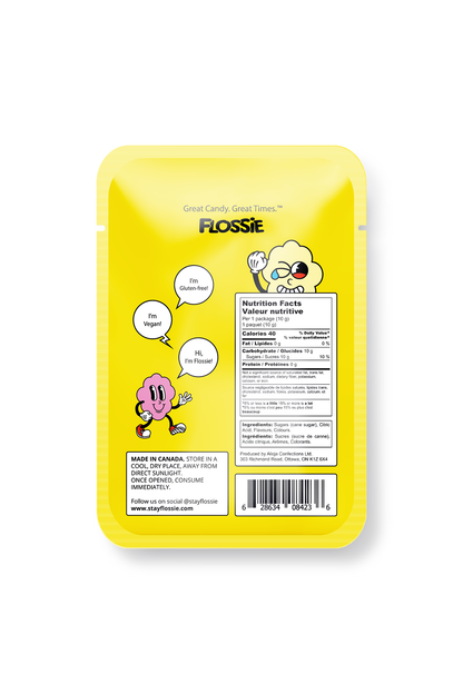 Flossie - Sour Lemon Cotton Candy