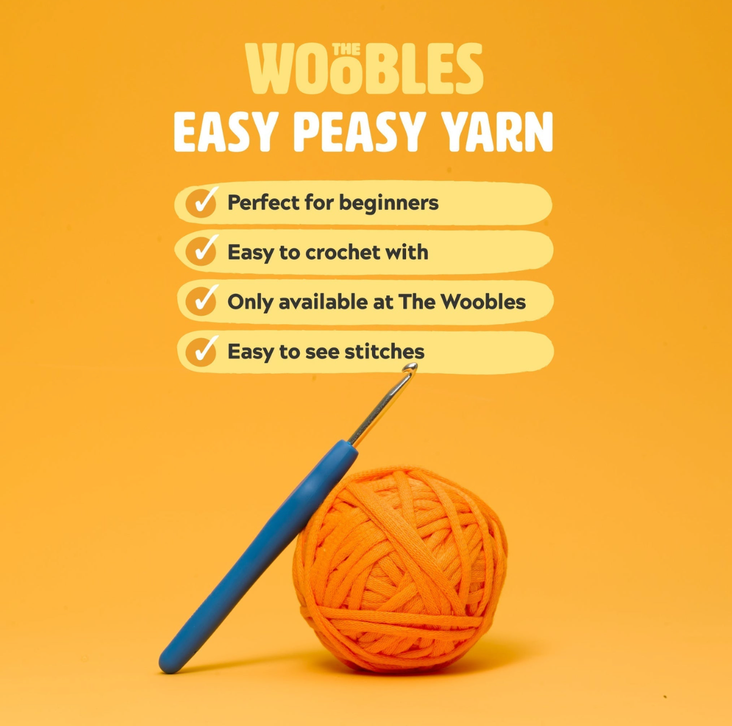 The Woobles - Tanya the Tiger Beginner Crochet Kit
