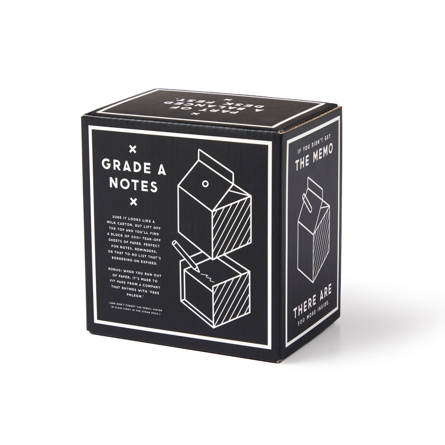 Grade A Notes Milk Carton Note Set