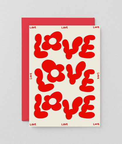 Love Love Love Card